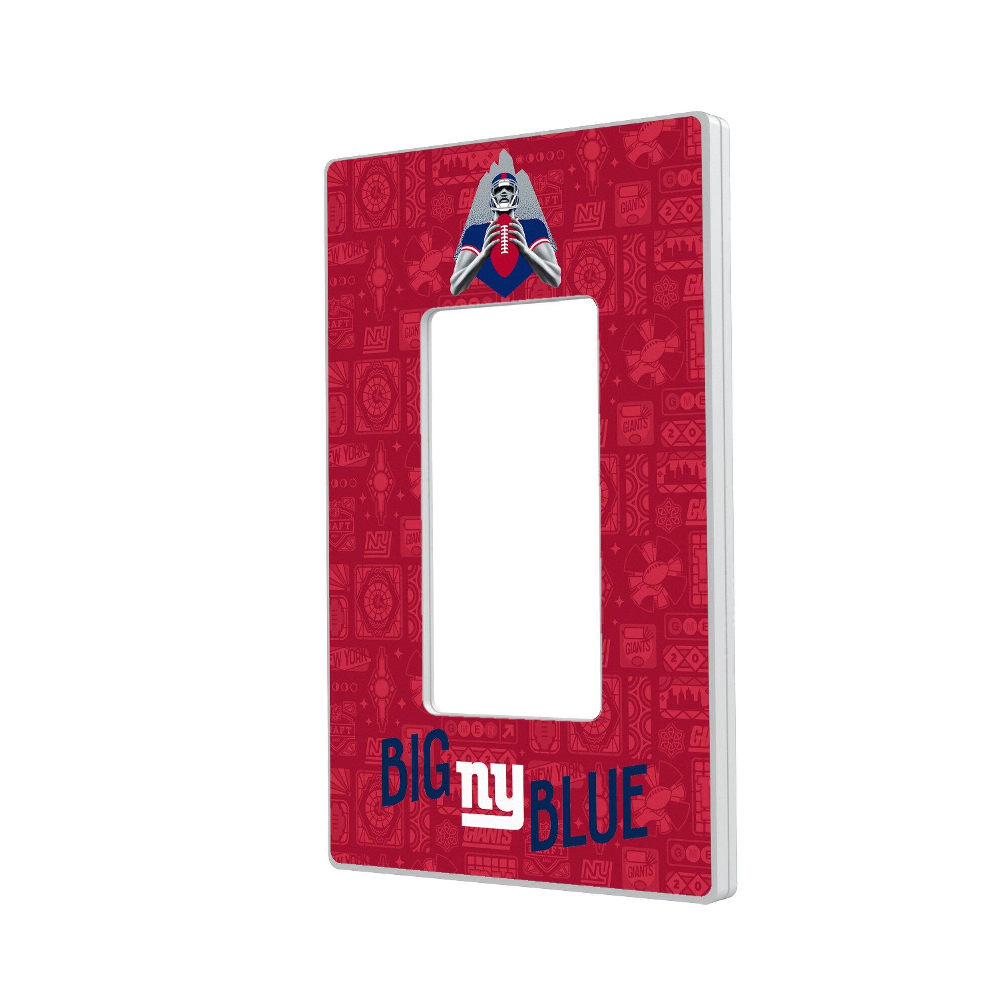 Keyscaper - New York Giants 2024 Illustrated Limited Edition Single Rocker Light Switch Plate - White price history on PriceWatchPro