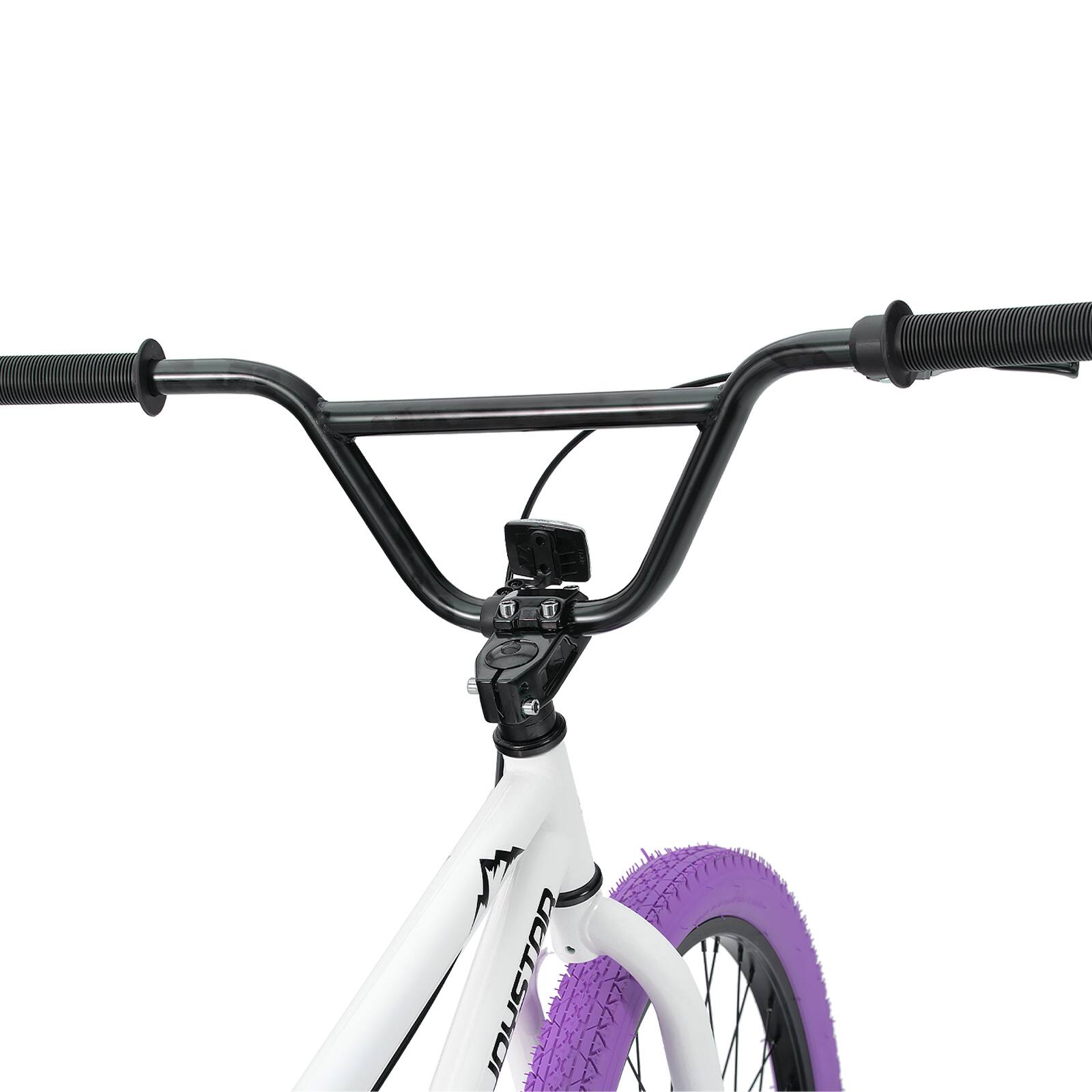 Alt View 8. JOYSTAR - JOYSTAR Brockway Freestyle Kids BMX Bike 24" Kids Bicycles for Ages 9-12, Girls Boys Beginner-Level Riders 2 Pegs Purple - Purple.