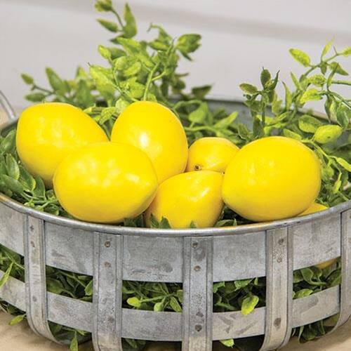 Angle. BreeBe - 8/Pkg - Mini Lemon Bowl Fillers - Yellow.