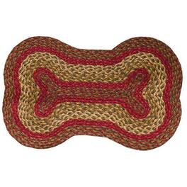 BreeBe - Cinnamon Dog Bone Rug - Multicolor