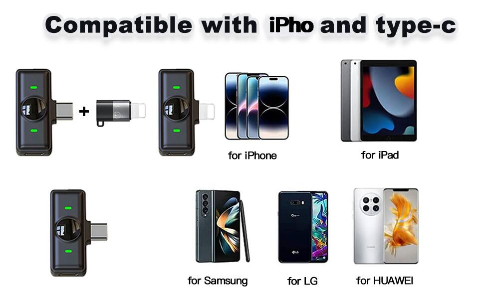 Compatible with iPhone and type-c

- for iPhone
- for iPad
- for Samsung
- for LG
- for HUAWEI