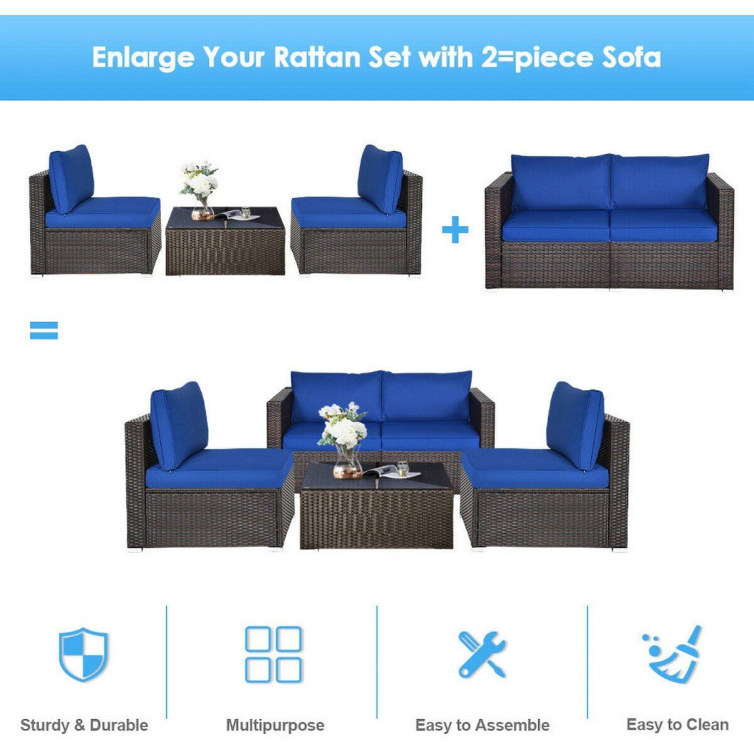 Enlarge Your Rattan Set with 2-piece Sofa

Sturdy & Durable  
Multipurpose  
Easy to Assemble  
Easy to Clean