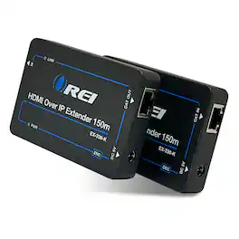 Orei - 1080p HDMI Extender (Over IP) - 500ft (cat6)-EX-330-K - Black