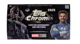2025 Topps Chrome Marvel Studios Hobby Box