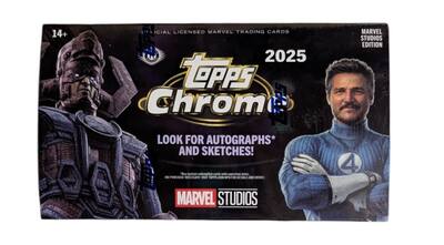 2025 Topps Chrome Marvel Studios Hobby Box - Best Buy 2025 Topps Chrome Marvel Studios Hobby Box - Best Buy