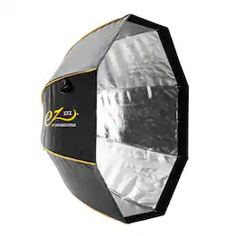 Glow - EZ Lock 48" Octa Small Quick Softbox, Eight-Sided Parabolic Softbox Opens Up and Closes Down Easily, this