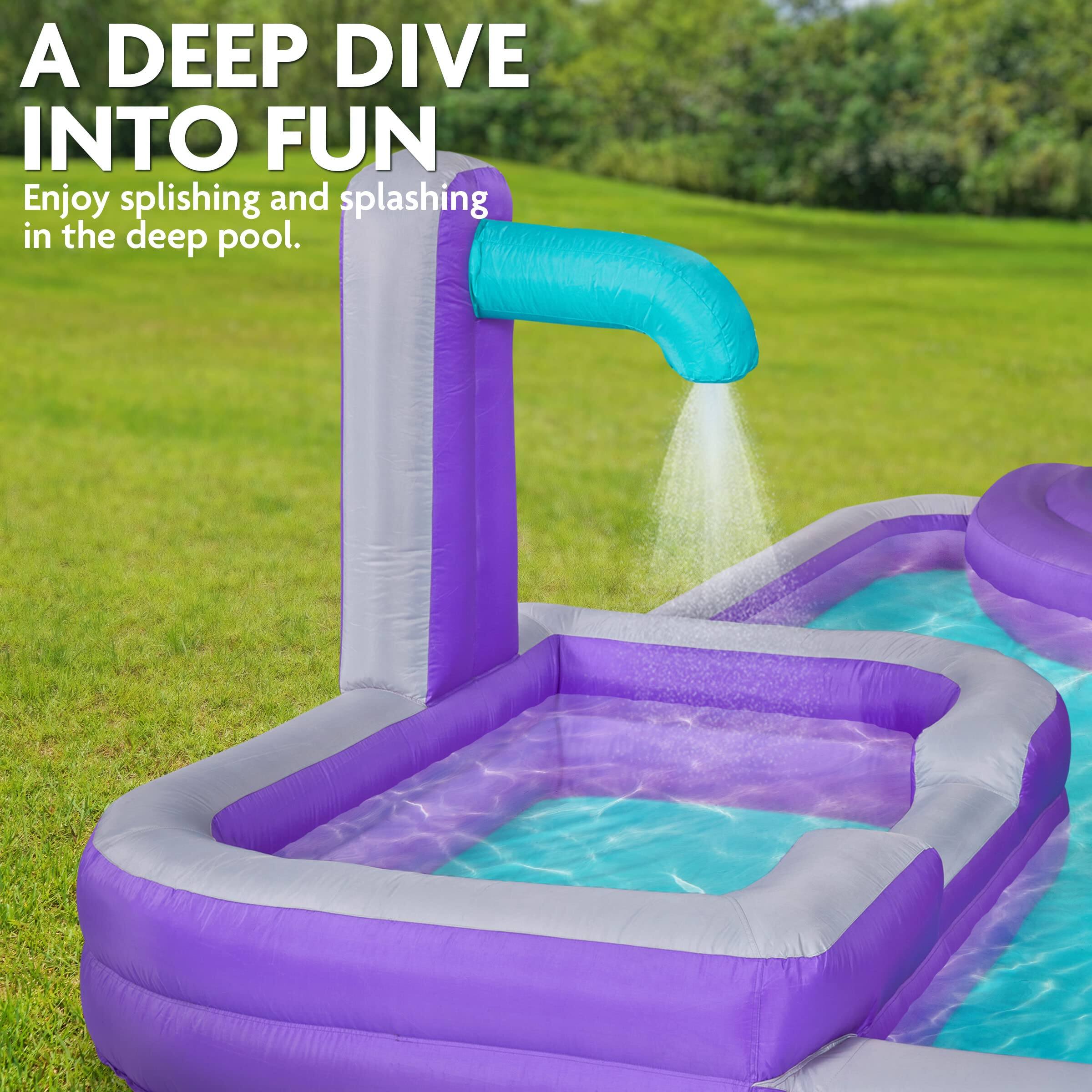 A DEEP DIVE INTO FUN
Enjoy splashing and splashing in the deep pool.