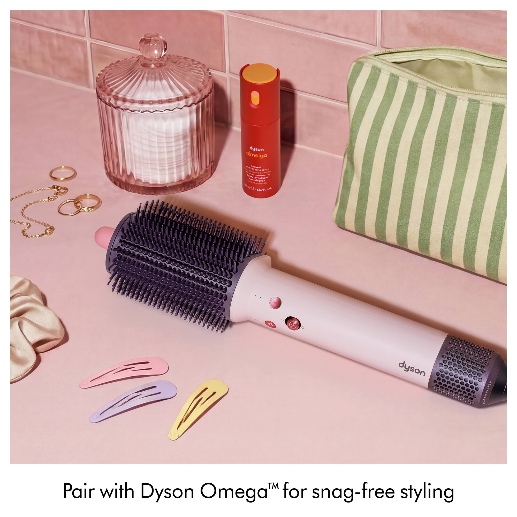 dyson alme go pinobico Night - Relluight www. CHIP WHITALISORY Keigage Sample LAIVER R

dyson
KLEAKFILTER
TM Pair with Dyson Omega for snag-free styling