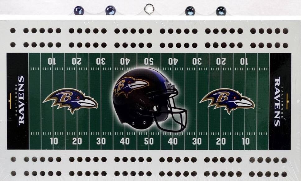 BALTIMORE RAVENS  
10 20 B 10 20 30 30 40 B 40 20 50 40 40 30 30 20 B 20 10 10  
RAVENS BALTIMORE