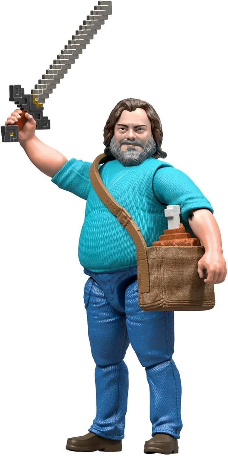 Alt View 1. Mattel - Mattel - Minecraft Movie 4'' Steve Figure with Accessories   - Collectibles - Multicolor.
