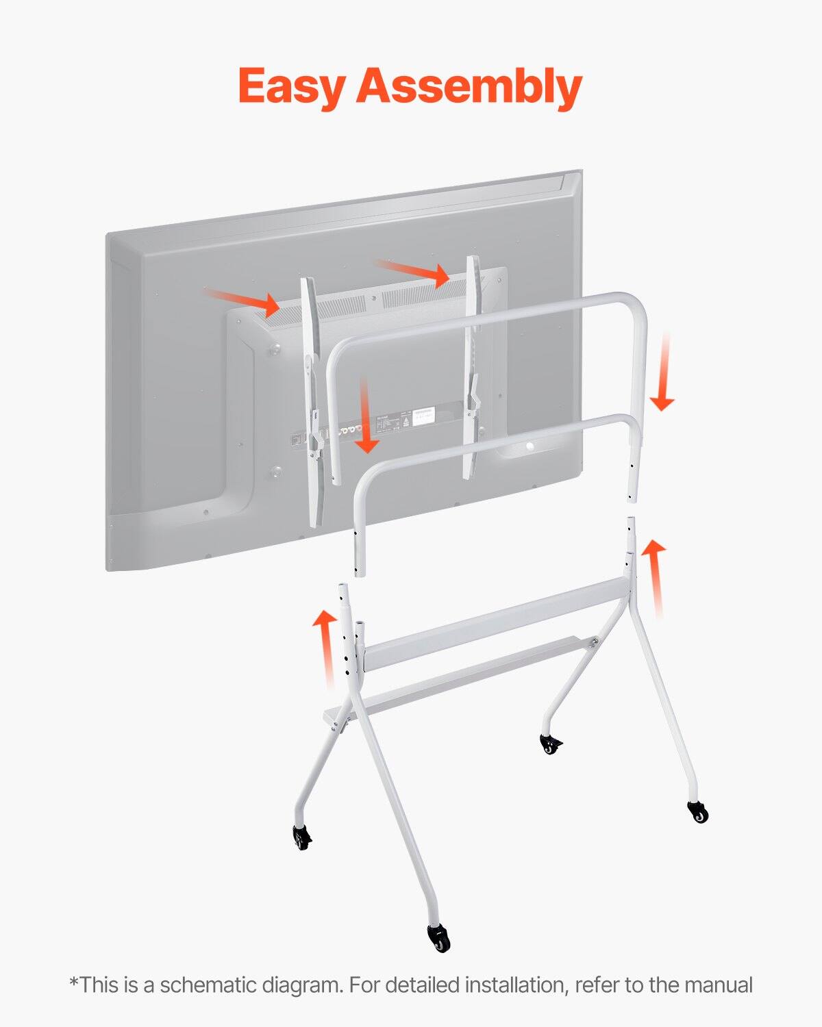 Easy Assembly

*This is a schematic diagram. For detailed installation, refer to the manual