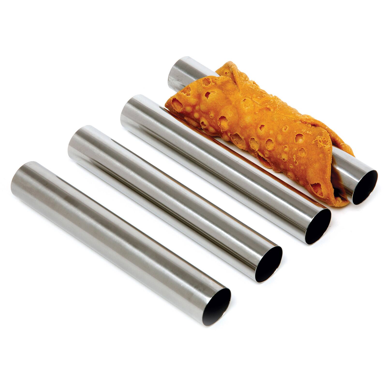 Alt View 1. Norpro - Stainless Steel Cannoli Forms, 5.75-Inch, Set of 4 - Silver.