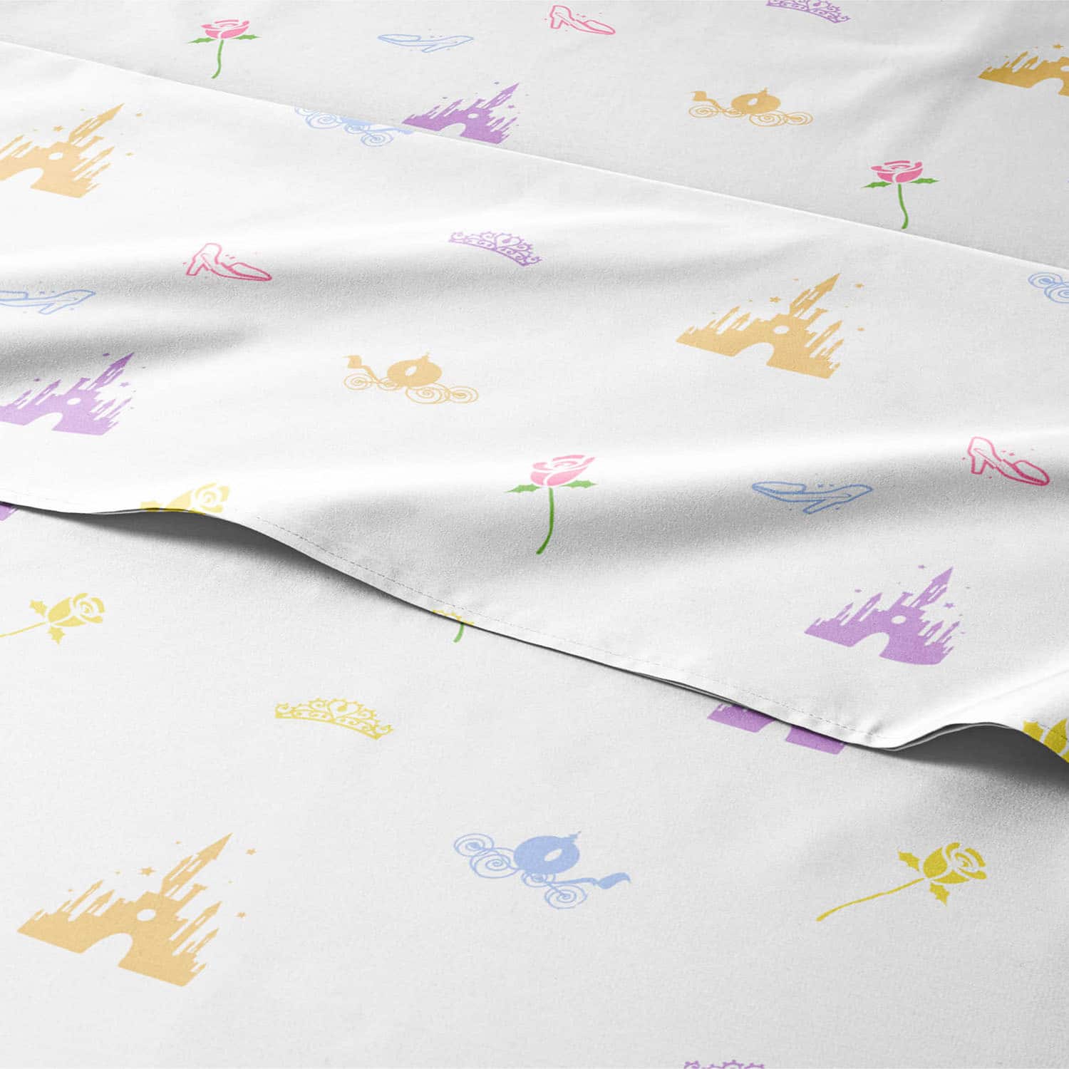 CGK Linens - Kids 4 Piece Bed Sheet Set - Cute & Cozy Wrinkle-Resistant with Vibrant Designs - Twin - Princess