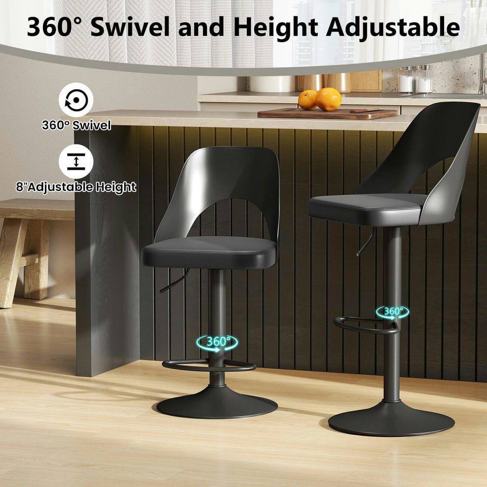 360° Swivel and Height Adjustable

360° Swivel

8" Adjustable Height