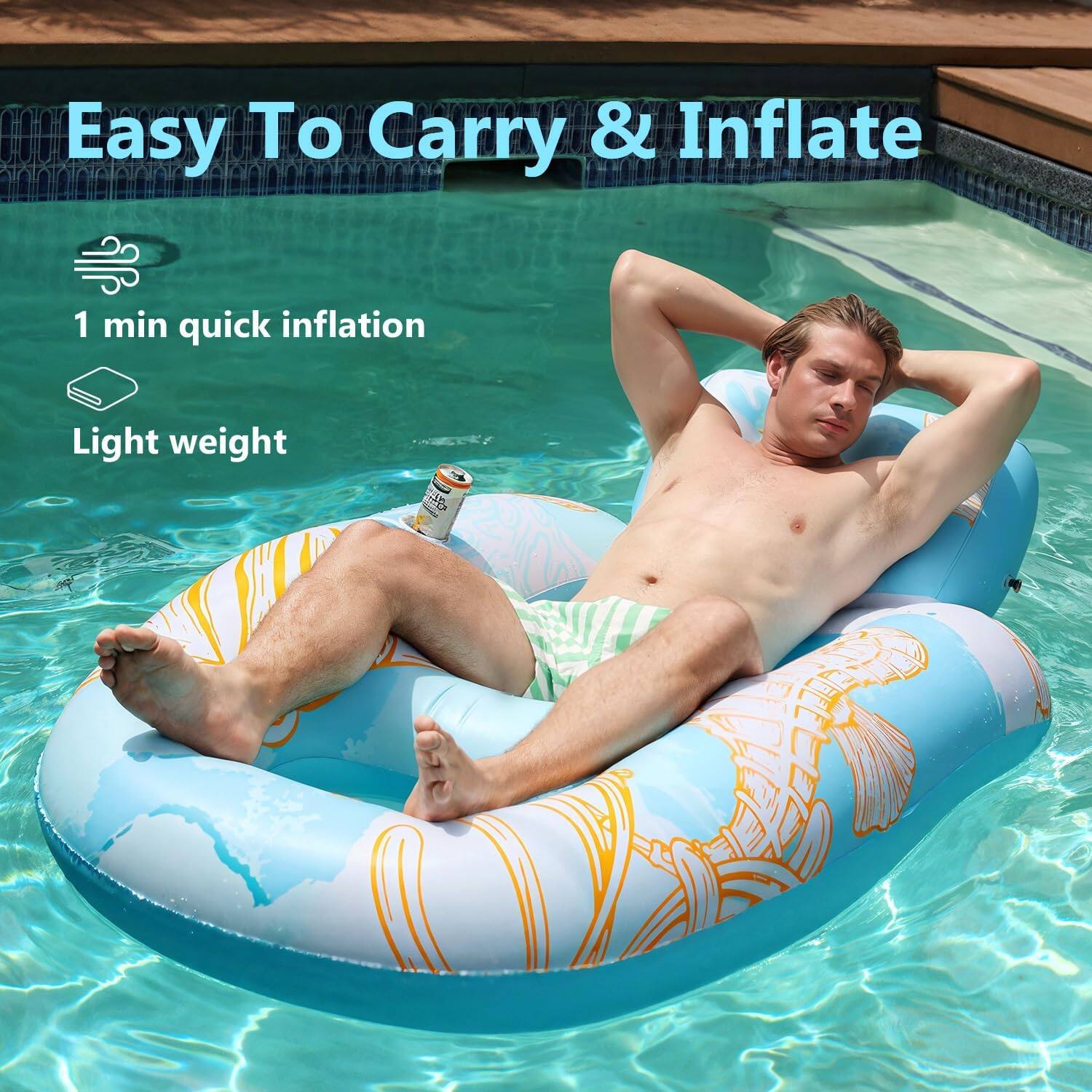 Easy To Carry & Inflate

1 min quick inflation

Light weight