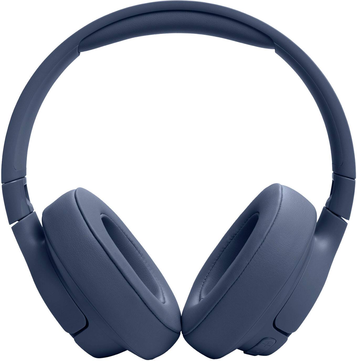 Left. JBL - Tune 720BT Over-Ear Bluetooth Headpones - 2024 - Blue.