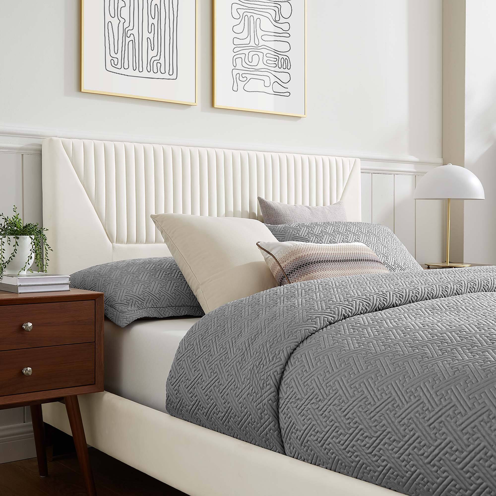 Alt View 5. Modway - Maven Queen Size Vegan Leather Upholstered Platform Bed - Brown.