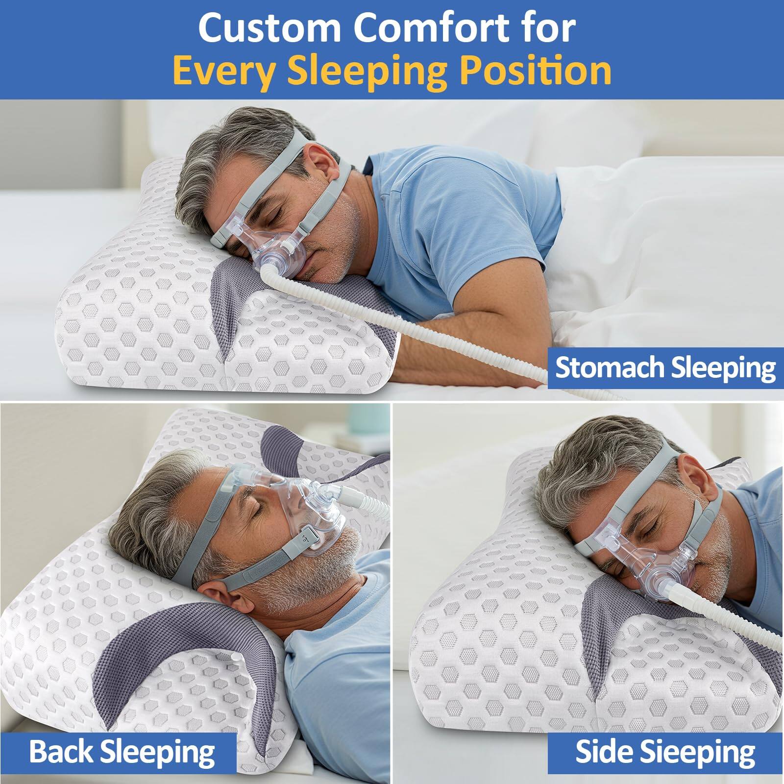 Custom Comfort for Every Sleeping Position

Stomach Sleeping

Back Sleeping

Side Sleeping