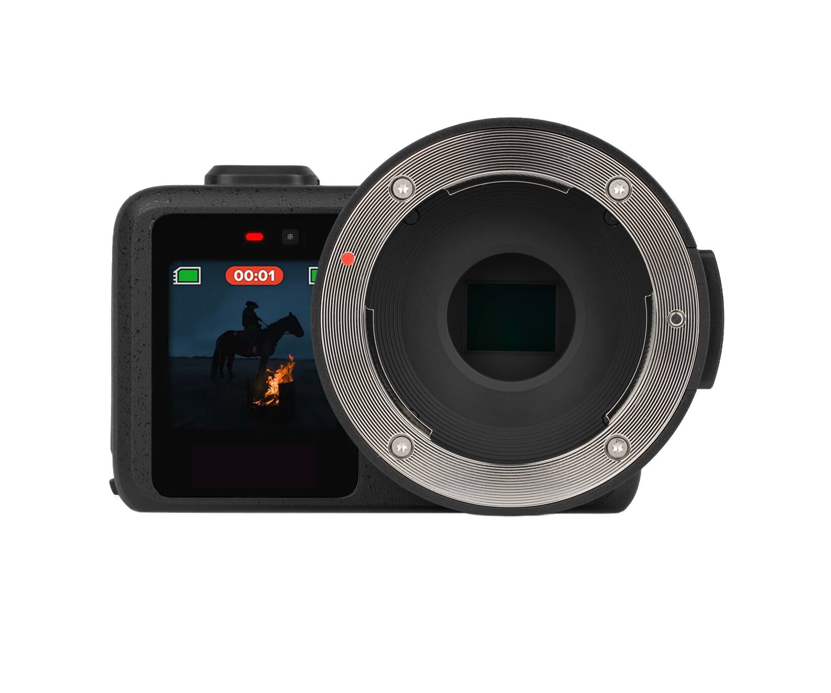 Alt View 6. GoPro - GoPro MISSION 1 PRO ILS 50MP 8K60 Action Camera (CHDHW-010-MY) Bundle - Black.