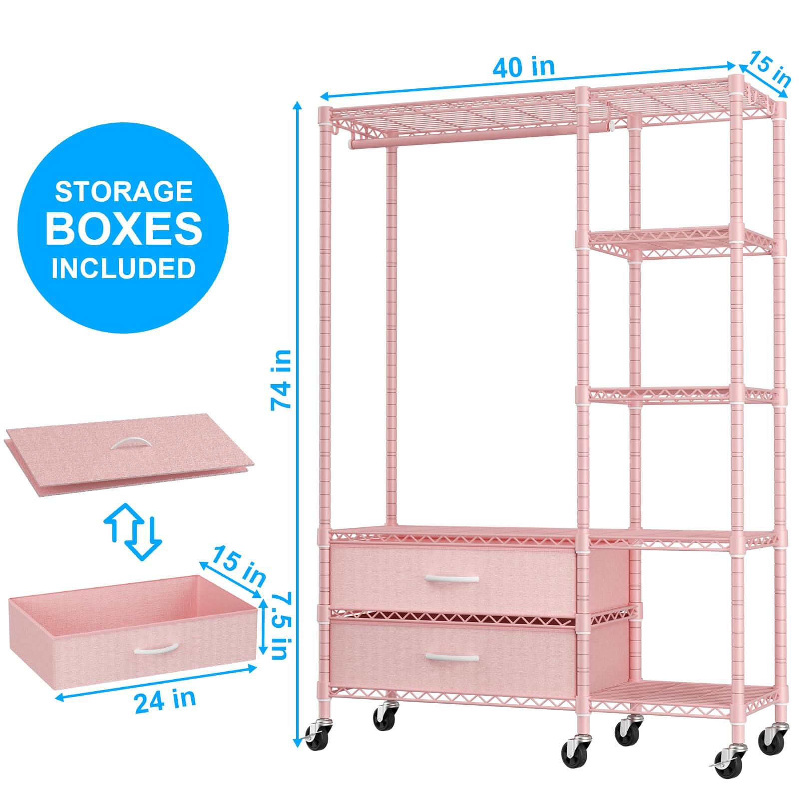40 in x 15 in STORAGE BOXES INCLUDED  
74 in x 15 in x 7.5 in x .5 in x 24 in