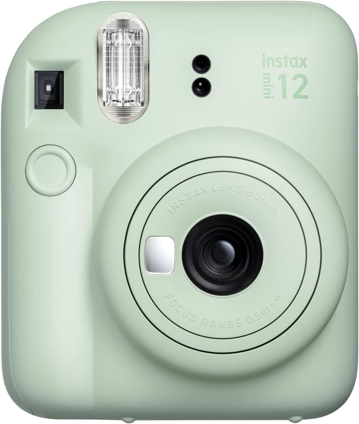 instax mini 12  
LENS INSTAX 60mm  
FOCUS RANGE 0.3m~60