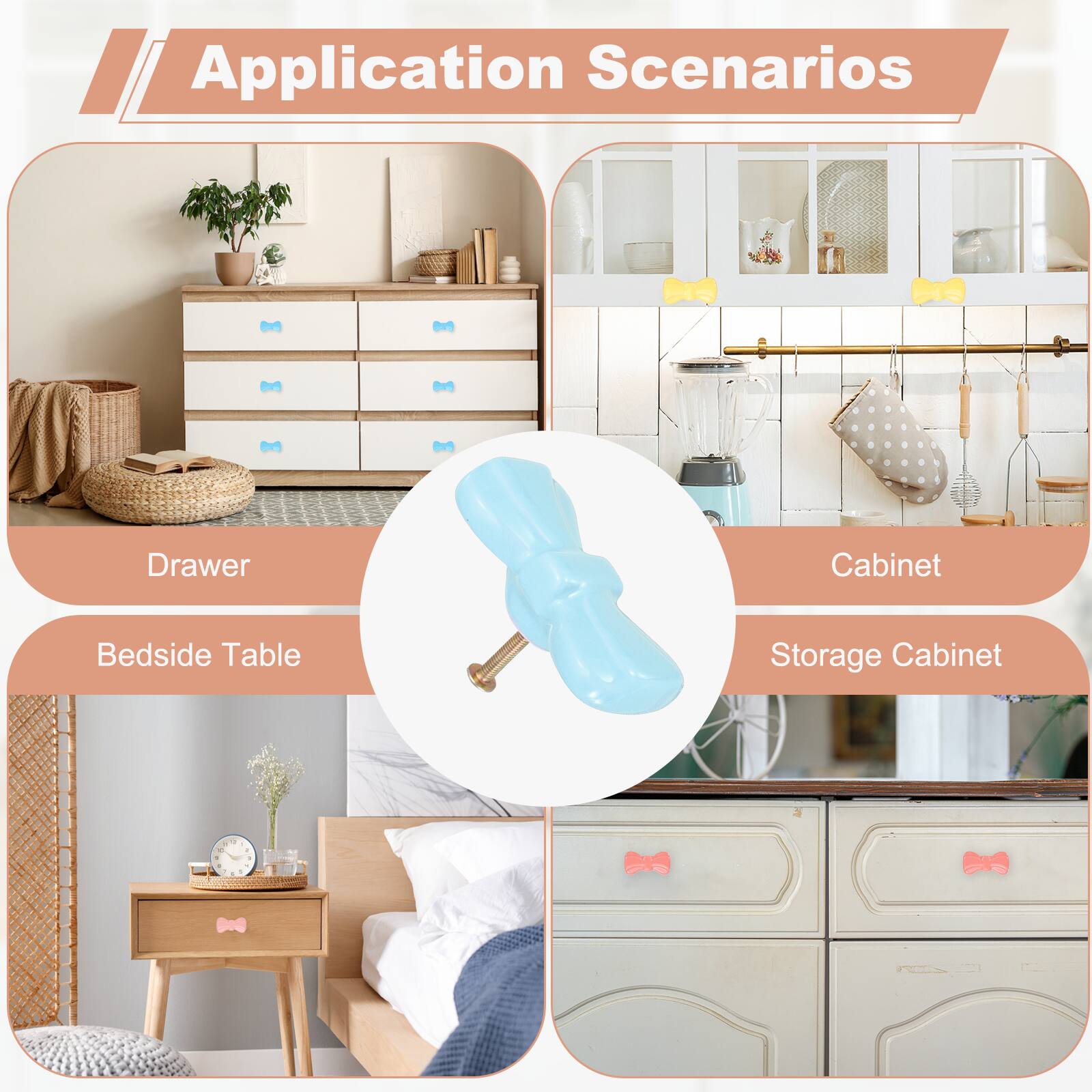 Application Scenarios - Drawer Cabinet Bedside Table Storage Cabinet