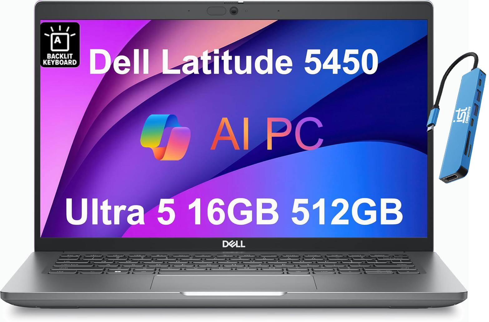"Dell - Latitude 5450 14"" FHD Laptop - Intel Core Ultra 5 with 16GB Memory - 512GB SSD - Thunderbolt - Backlit - Win 11Pro - Silver" price history on PriceWatchPro