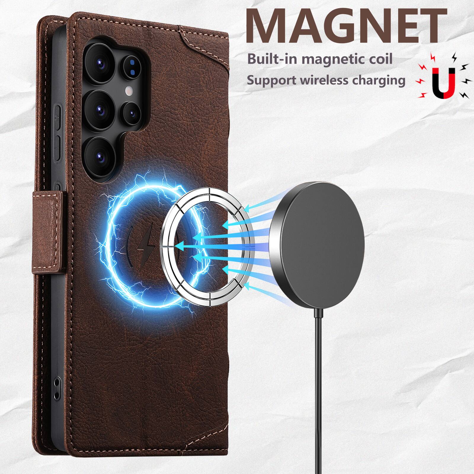 MAGNET  
Built-in magnetic coil  
Support wireless charging