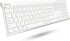 The text can be grouped and corrected as follows:
- **Top Row:**
- 50 12 kO the MACALLY
- X F4 F3 esc FI F2
- fn+esc $ % @ # ! 4 5 2 3
- B3 1 B2 B1 E R Q W tab F D S A
- caps lock X Z shift
- alt W cmd option Fn control
- F5 ^ 6 T G V F6 & 7 Y H
- **Middle Row:**
- 17 8 U J N F8 I 9 I K M
- I O 0 L < FIO - P Por FouP : > 26 3 cmd Q 0 0
- P5cn vS PA FS F2 PS FO toimr - I
- **Bottom Row:**
- page + Insert home up dear delete = 8 9 page 1 I end down I de I I I 6 I 5 4 refurn 2 3 I A shift ? 0 I A F al Fe control option + enter