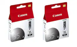 Canon - 2-Pack (PGI-35) 1509B002 PGI35 Black Inkjet Cartridges