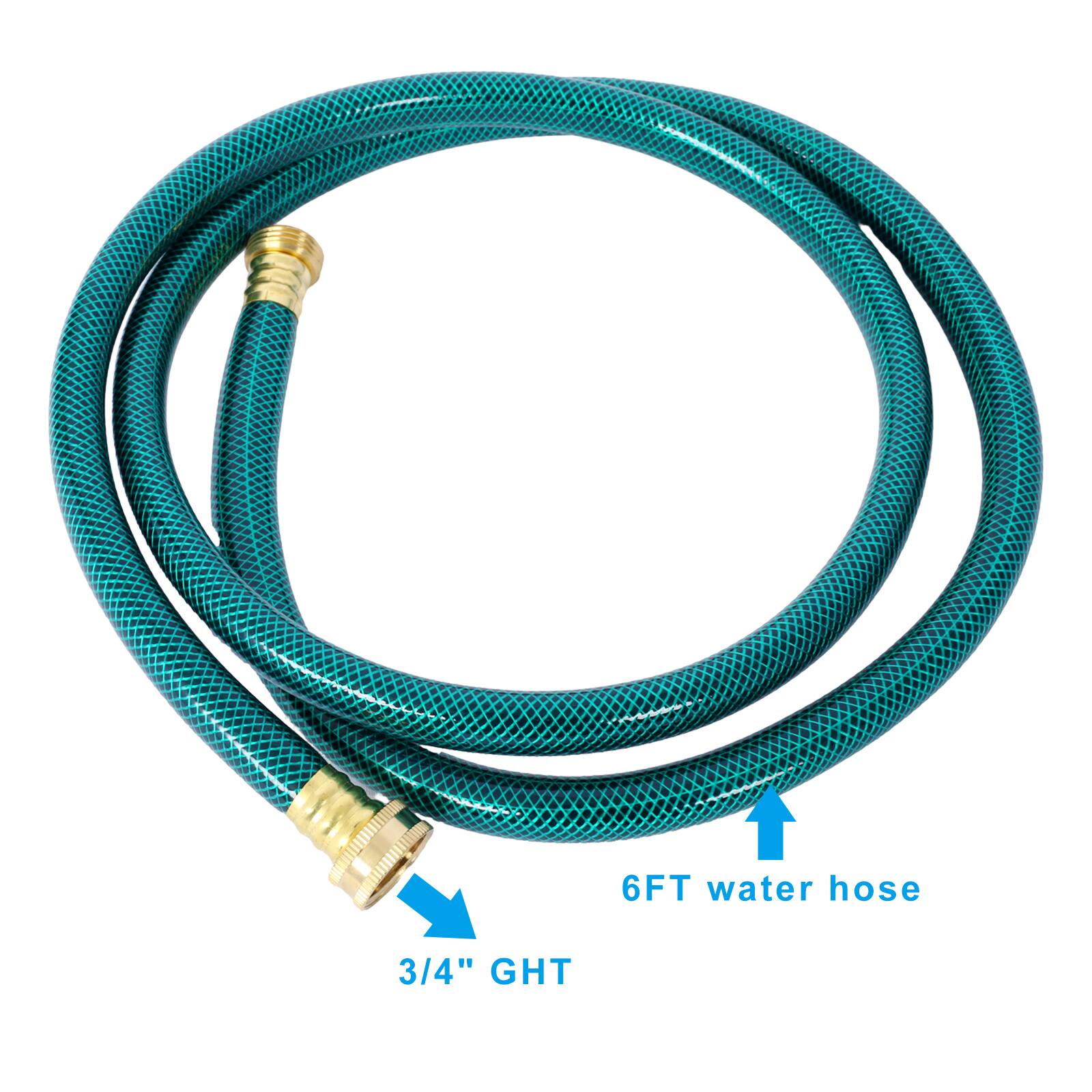 6FT water hose  
3/4" GHT