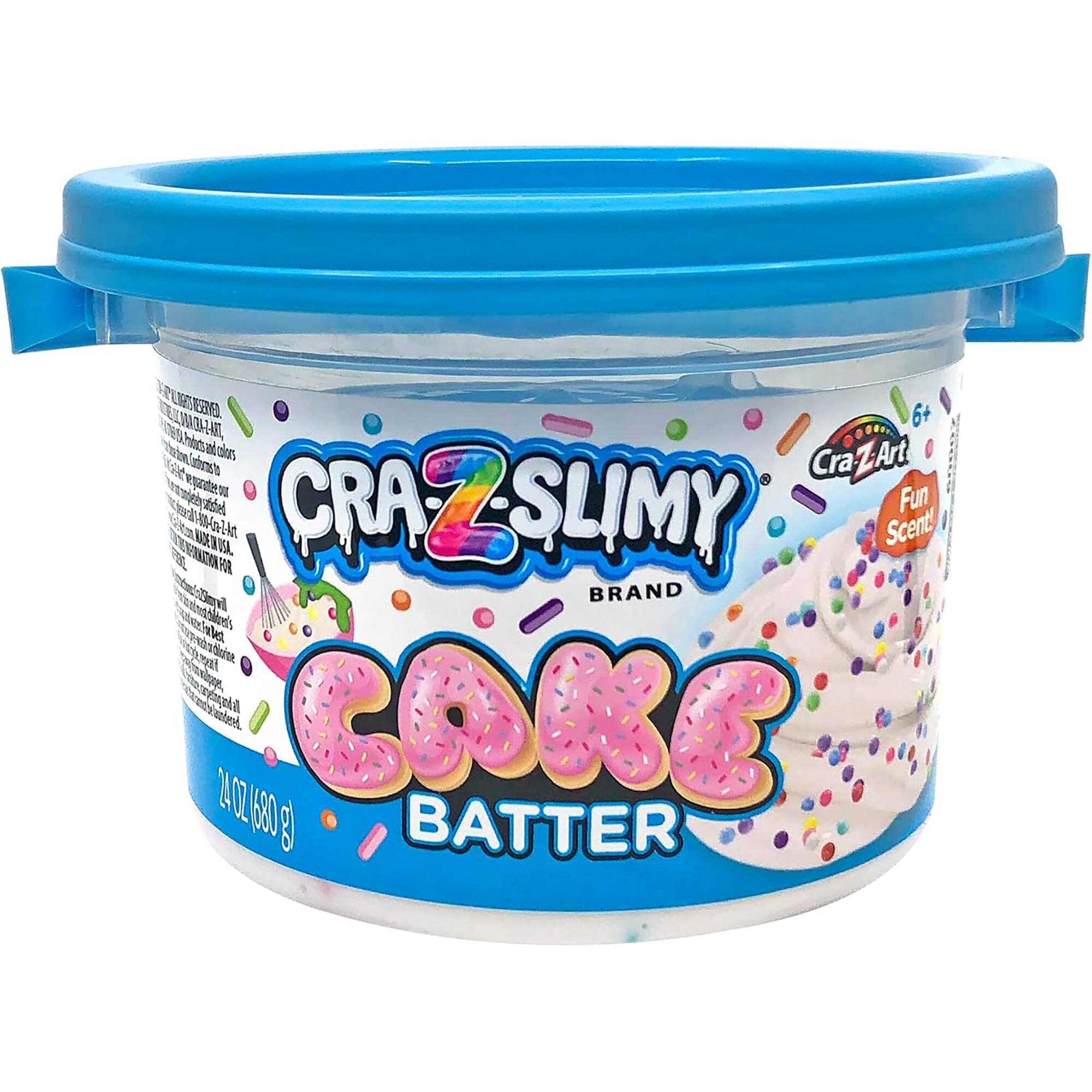 Cra-Z-Art is a brand that offers a variety of creative products for children. One of their products is the Cra-Z-Art Cake Batter, which is a fun and easy way for kids to make their own cake batter. The product is designed for children aged 6 and up, and it comes in a blue container that is easy to use. The Cake Batter is a great way for kids to learn about cooking and baking, and it can be a fun activity for them to engage in.