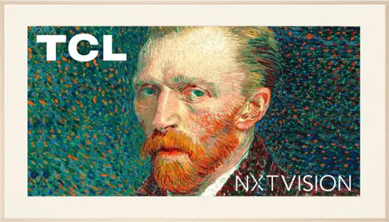 TCL - 55" Class NXTFRAME TV 4K QLED Smart TV with Google TV and Flush Wall Mount (2024)