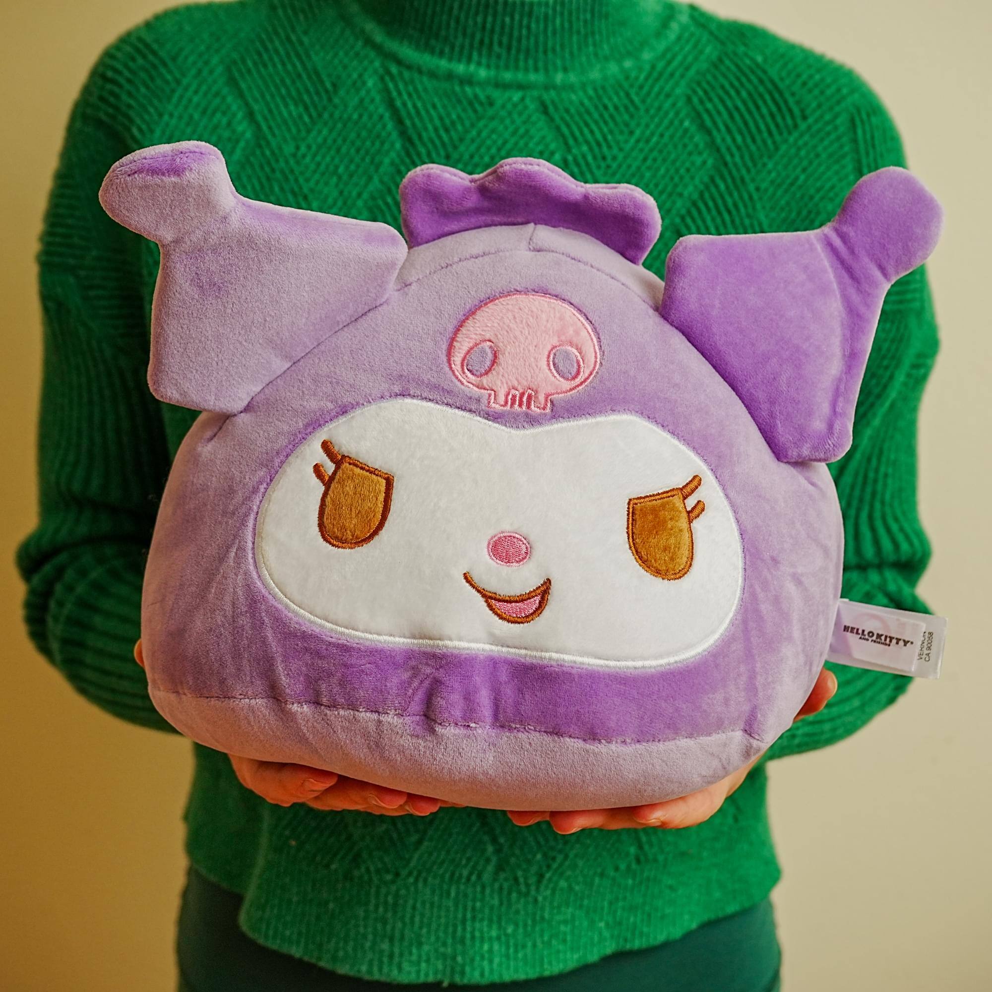 Alt View 3. Hello Kitty - Sanrio Hello Kitty and Friends 10 Inch Dumpling Plush | Kuromi - Purple.