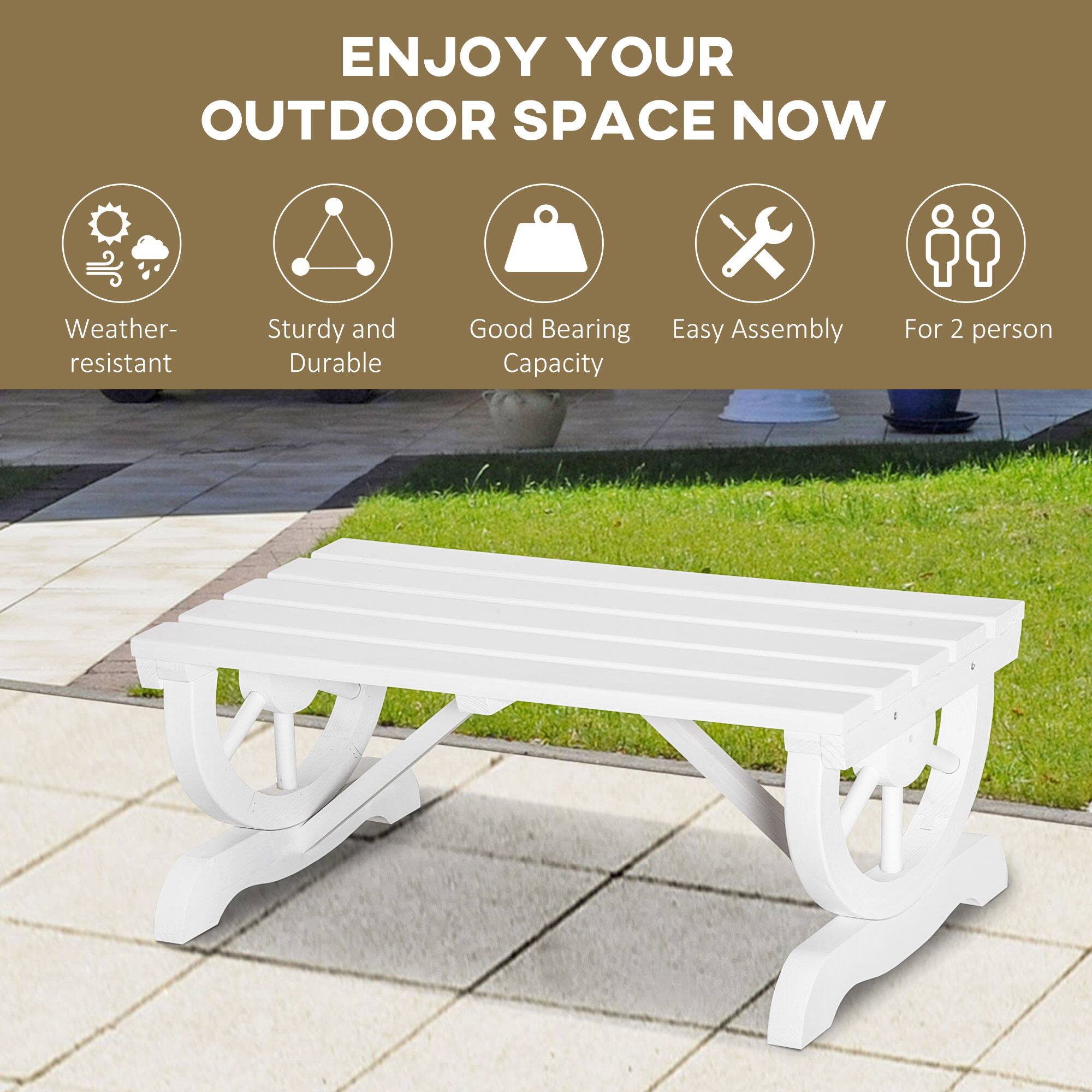 ENJOY YOUR OUTDOOR SPACE NOW

Weather-resistant
Sturdy and Durable
Good Bearing Capacity
Easy Assembly
For 2 person