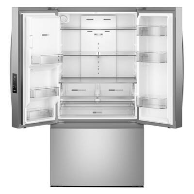 Whirlpool 36 in. Wide 30 cu. ft. French Door Refrigerator with In Whirlpool 36 in. Wide 30 cu. ft. French Door Refrigerator with In