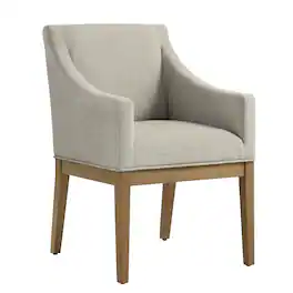Alton Fabric Upholstered Dining Armchair by Modway - Linen Natural