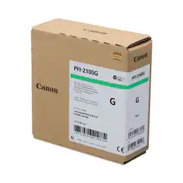 Canon - PFI-2100 Green Pigment Ink Tank 160 ml for imagePROGRAF GP-2000