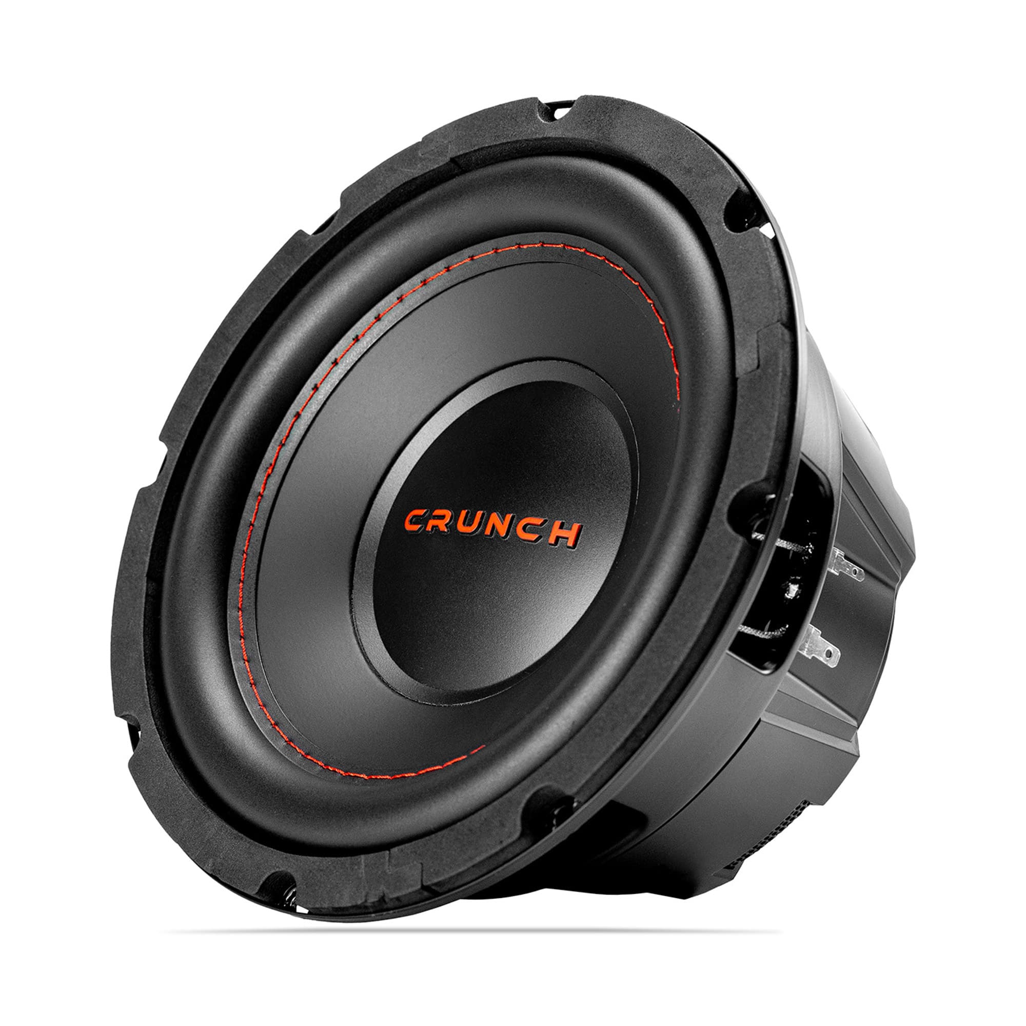 Crunch - CRW8D4 8 Inch 250 Watt MAX 4 Ohm Dual Voice Coil Car Subwoofer Speaker - Black
