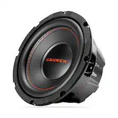 Front. Crunch - Crunch CRW8D4 8 Inch 250 Watt MAX 4 Ohm Dual Voice Coil Car Subwoofer Speaker - Black.