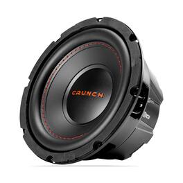 Crunch - CRW8D4 8 Inch 250 Watt MAX 4 Ohm Dual Voice Coil Car Subwoofer Speaker - Black