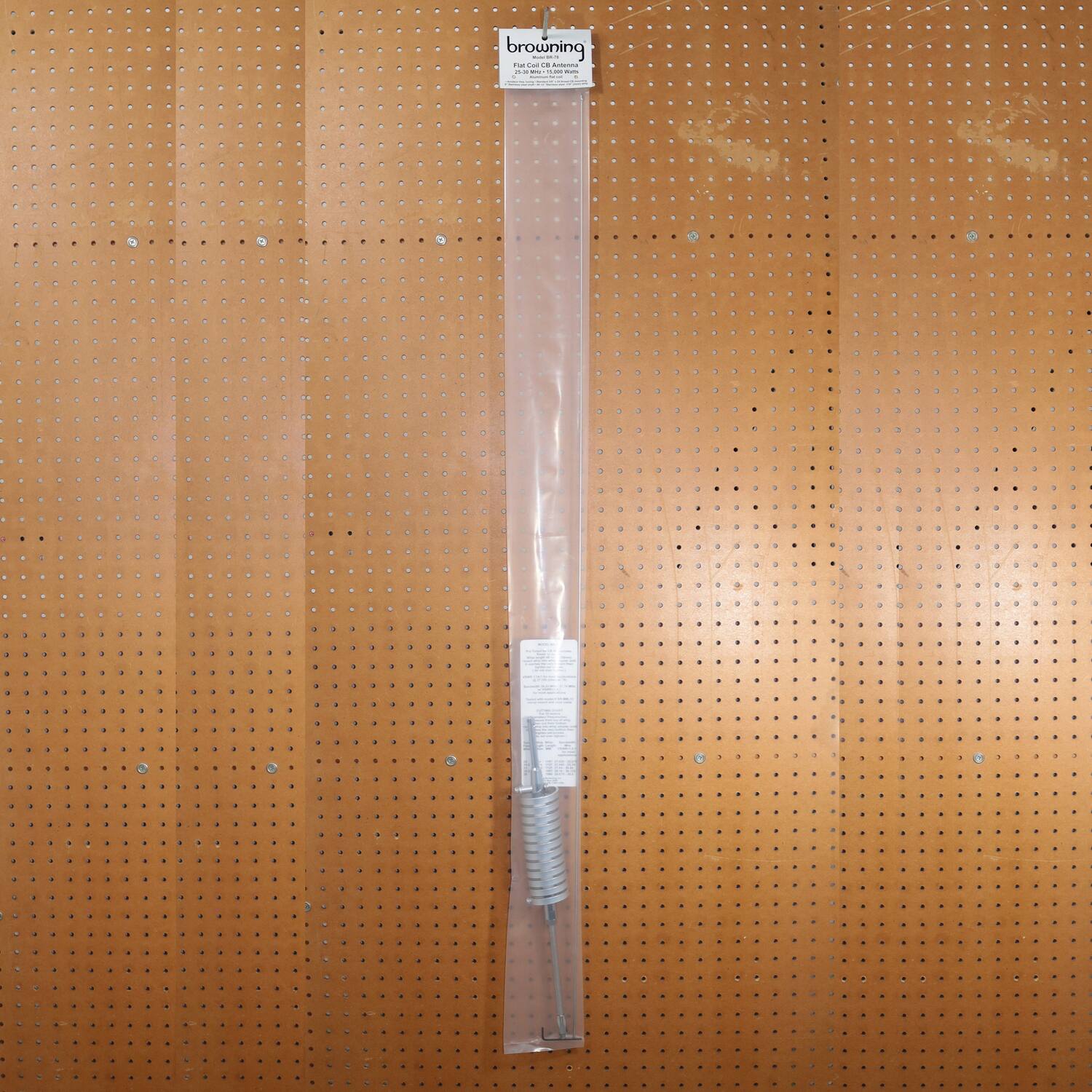 Alt View 2. Browning - 15,000-Watt High-Performance 25-30 MHz Broad-Band Flat-Coil CB Antenna, 63" Tall - Stainless Steel.