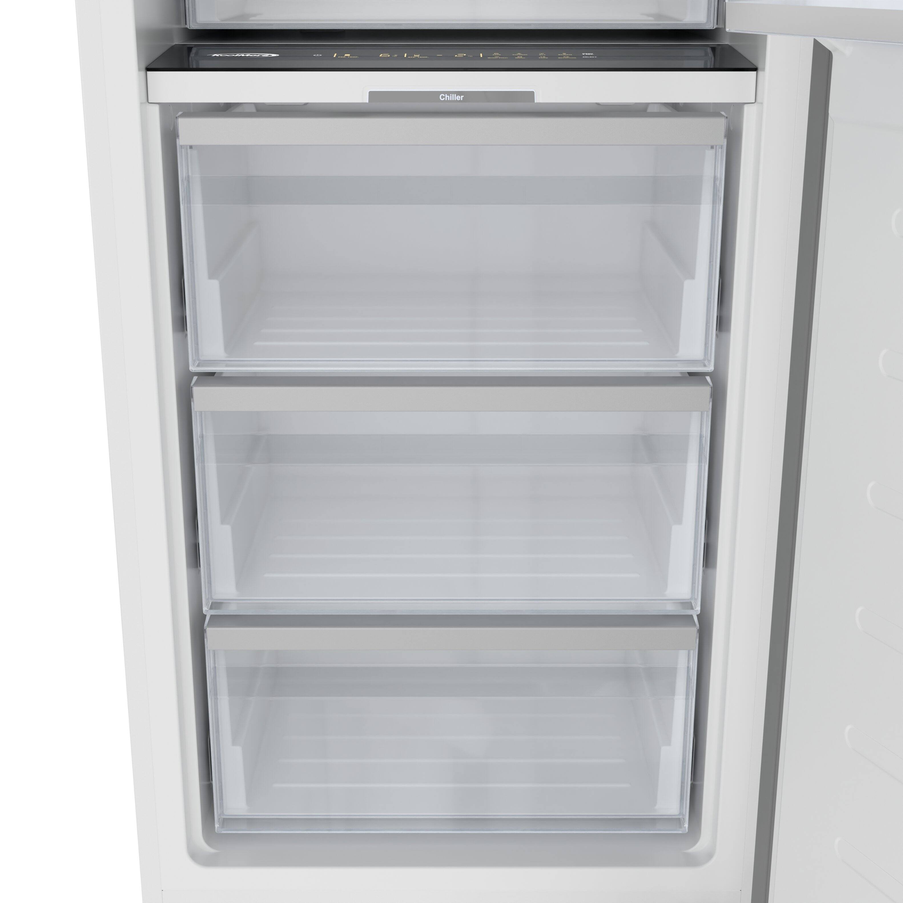 Alt View 7. Koolmore - Panel Ready Column Refrigerator and Freezer, 24" Refrigerator and 18" Freezer - White.