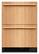 Front. KitchenAid - 4.2 Cu. Ft. Undercounter Double-Drawer Refrigerator/Freezer - Panel Ready.
