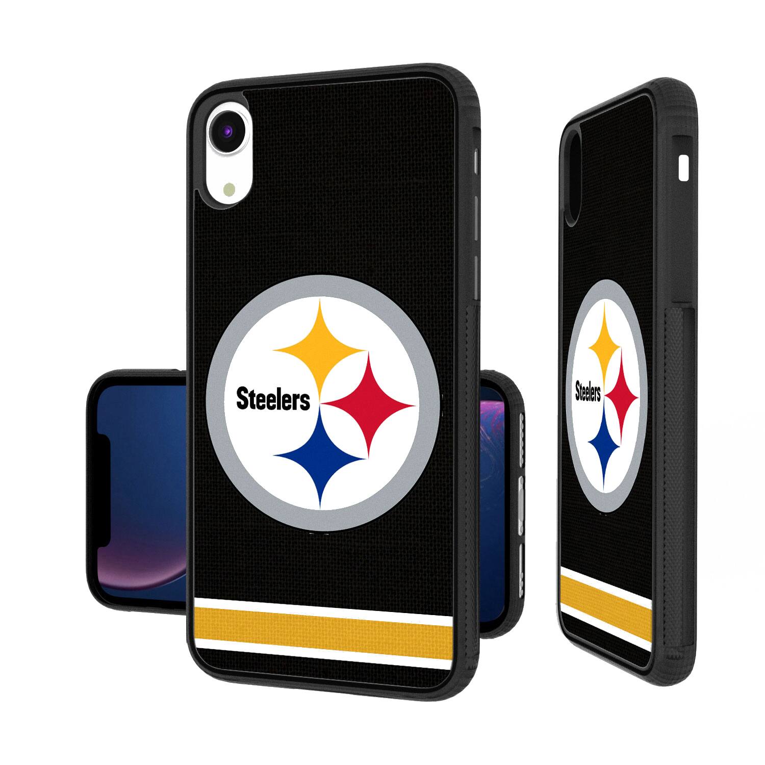 Keyscaper - NFL - Pittsburgh Steelers iPhone Stripe Design Bump Case - 13 Pro Max - Multicolor price history on PriceWatchPro