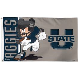 WinCraft - Utah State Aggies 3' x 5' Disney One-Sided Flag - Multicolor
