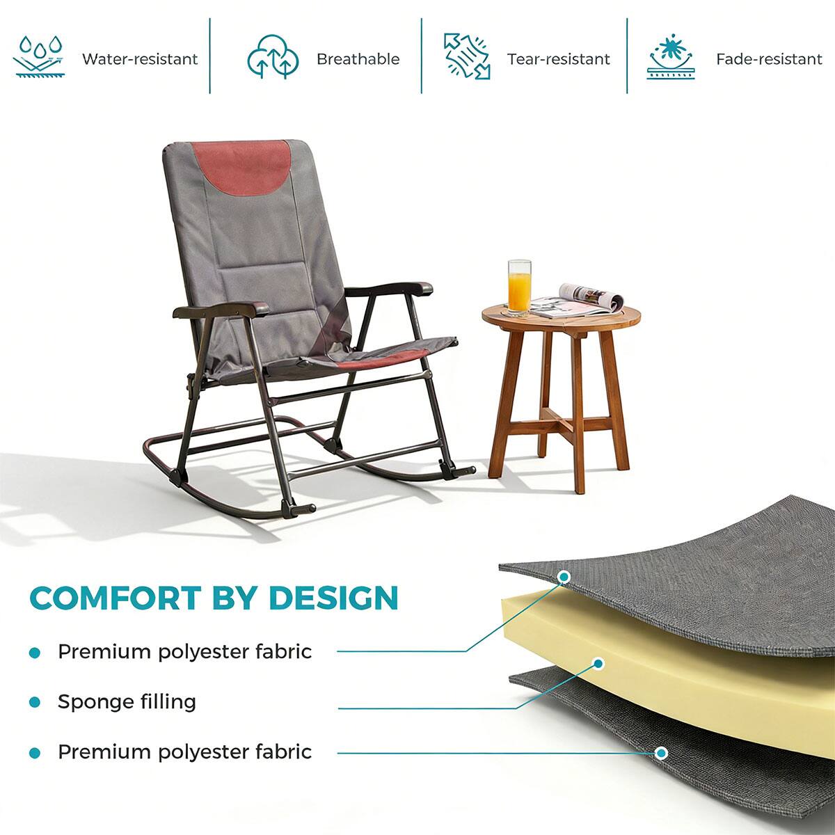 Water-resistant  
Breathable  
Tear-resistant  
Fade-resistant  

COMFORT BY DESIGN  
- Premium polyester fabric  
- Sponge filling  
- Premium polyester fabric