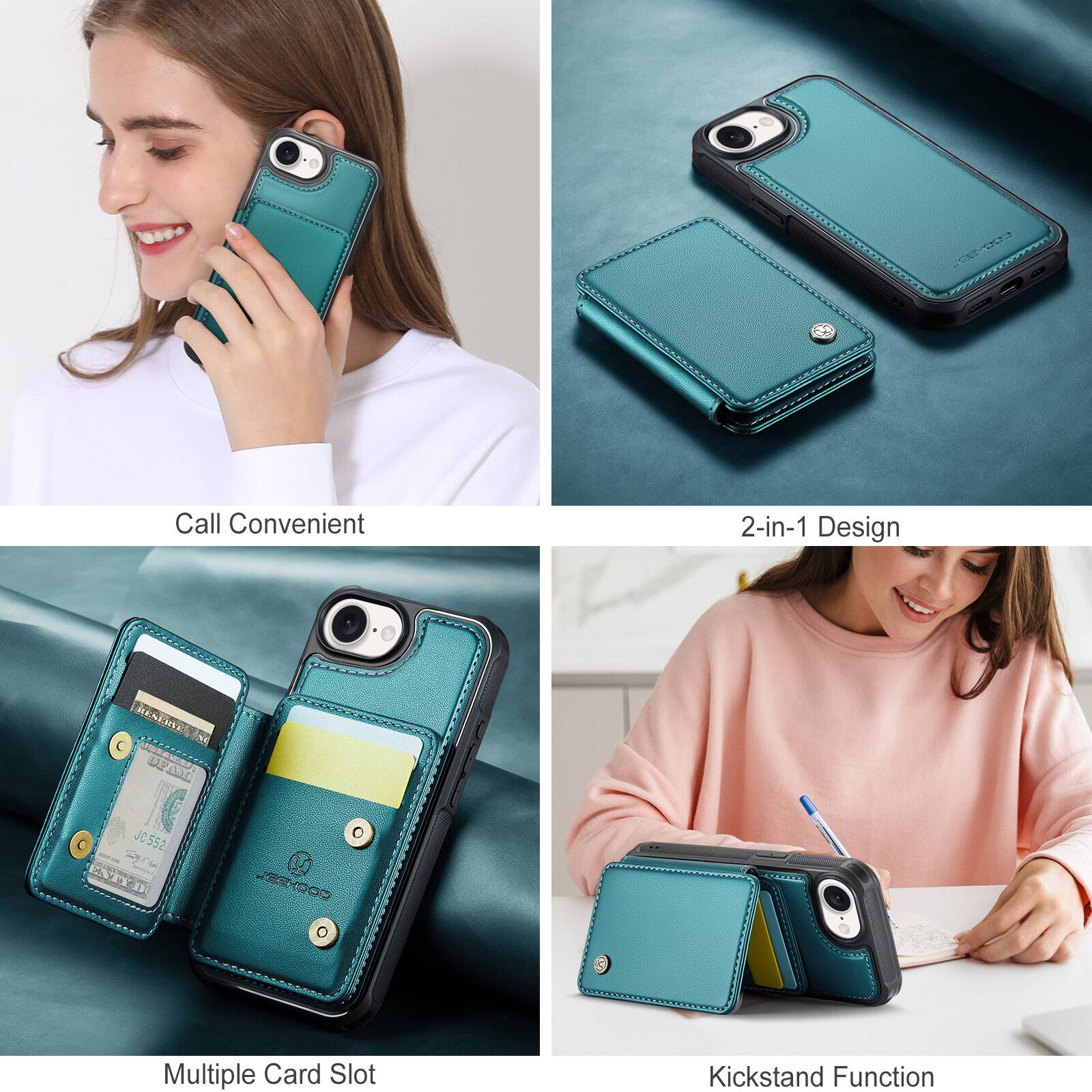 Call Convenient

2-in-1 Design

Multiple Card Slot

Kickstand Function