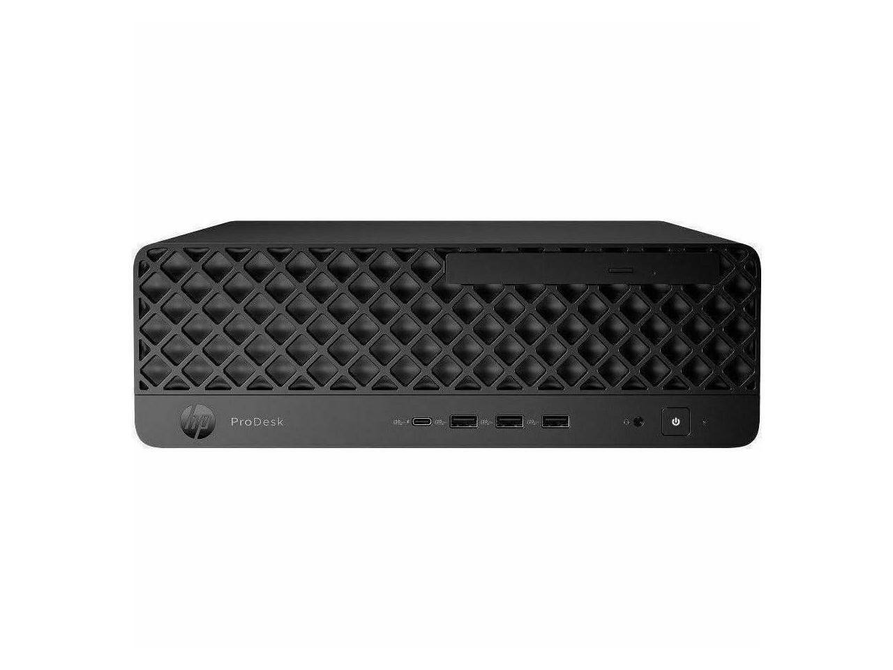 Alt View 6. HP - HP ProDesk 4 G1i Desktop Computer - Intel Core Ultra 7 15th Gen 265 - vPro Technology - 16 GB - 512 GB SSD - Small Form - Black.