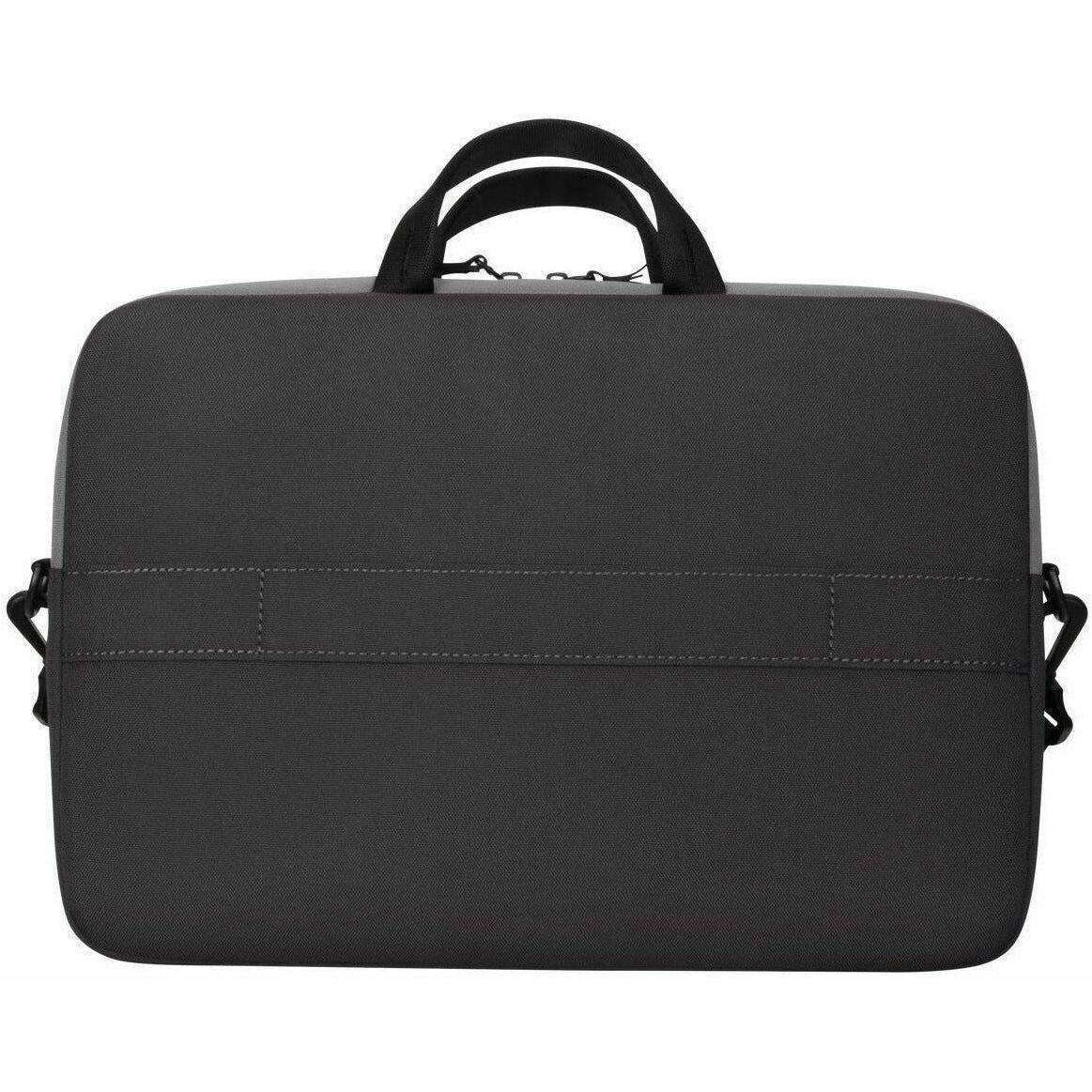 Alt View 4. Targus - Targus Sagano EcoSmart TBS574GL Carrying Case (Slipcase) for 14" Notebook - Black/Gray - Bump Resistant, Scratch - Black/Gray.
